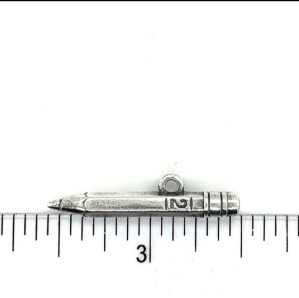 Retired James Avery Number 2 Pencil Charm - Picture 10 of 10